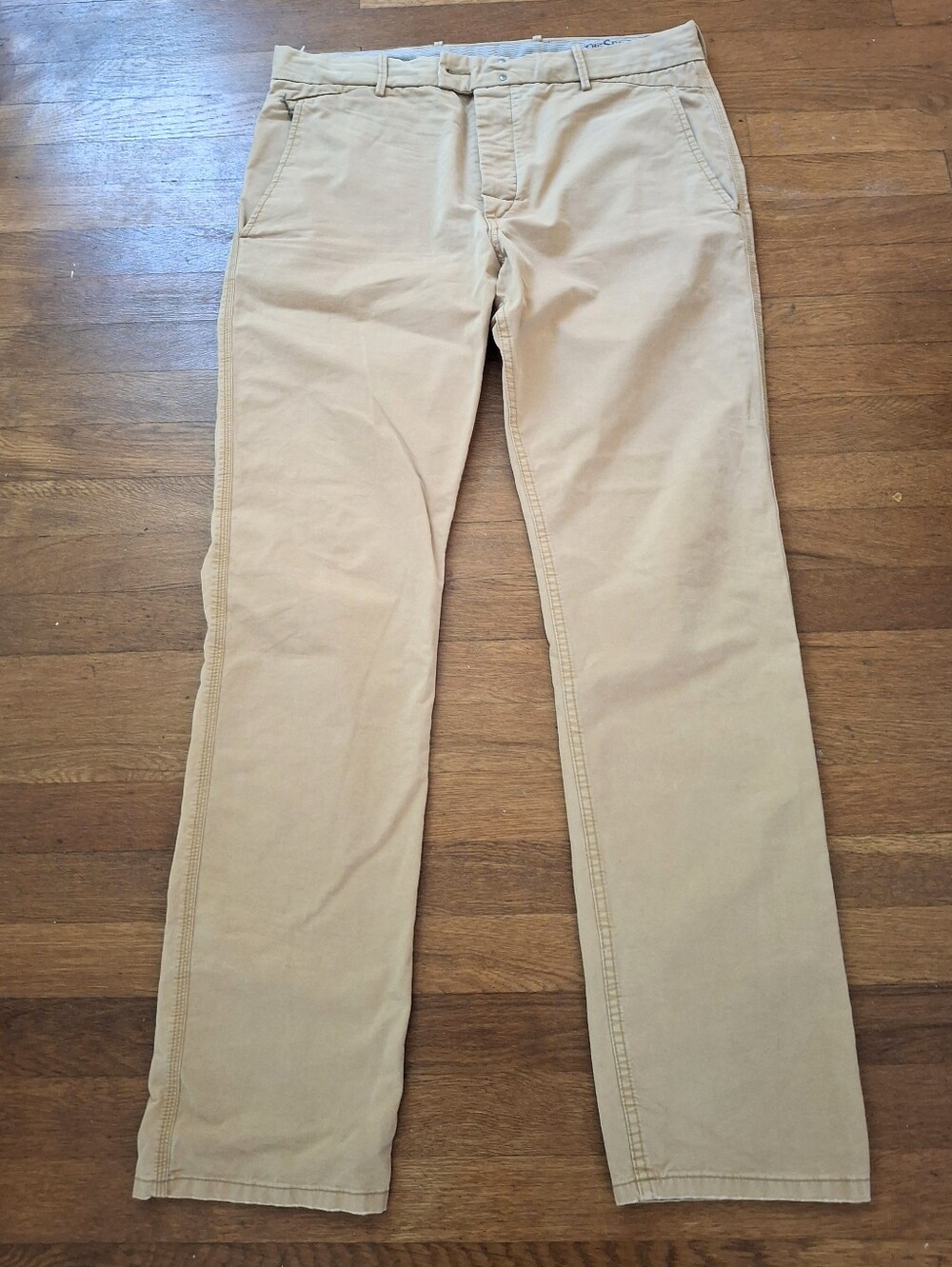 Mens Diesel Beige Straight Leg Pants Size 33